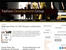 Tablet Screenshot of fashiondevelopmentgroup.com